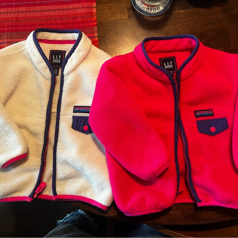 Two Baby Gap Fleeces